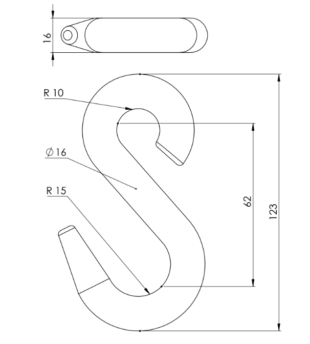Gancho para Cadena G-6