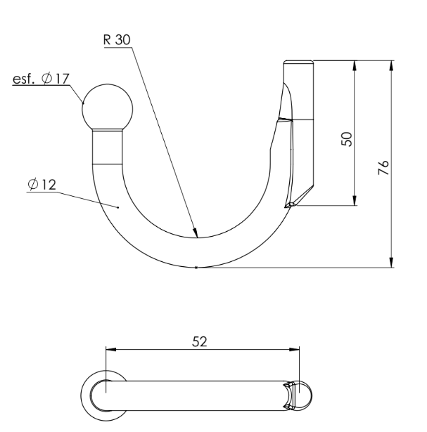 Gancho de Forja para Banda G-1