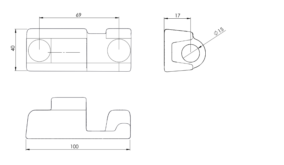 Hembra Bisagra TIR Nº7