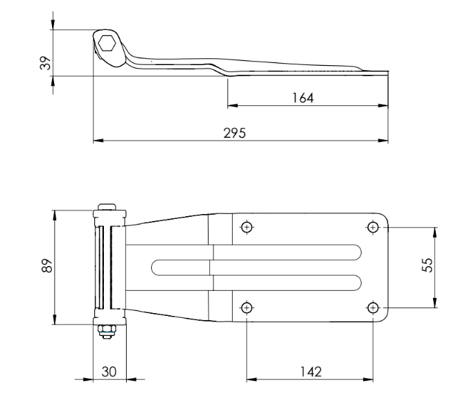 Bisagra de Libro Soporte TIR