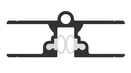Bisagra Continua de Aluminio