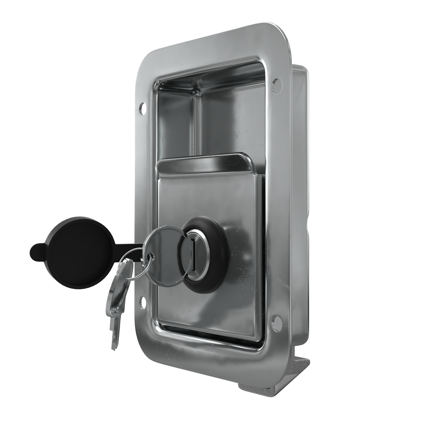 Maneta Empotrada Con Cerradura 140x108MM