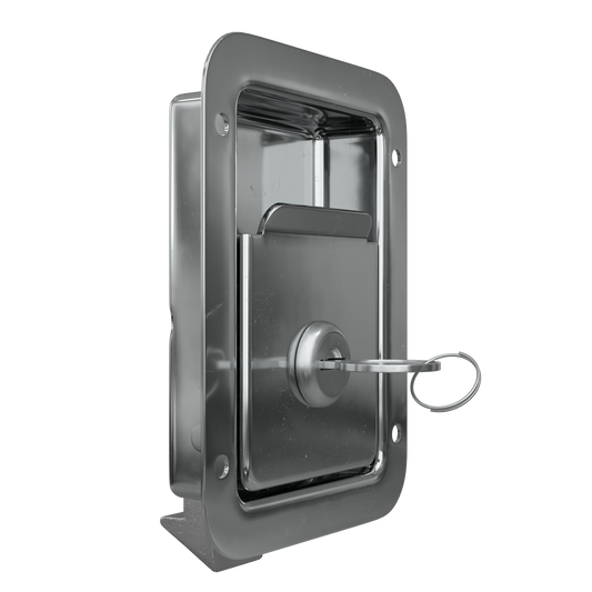 Maneta Empotrada Con Cerradura 120x92MM