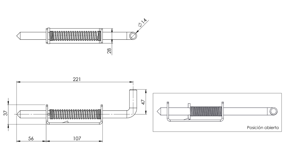 Cerrojo Ganadero Abierto