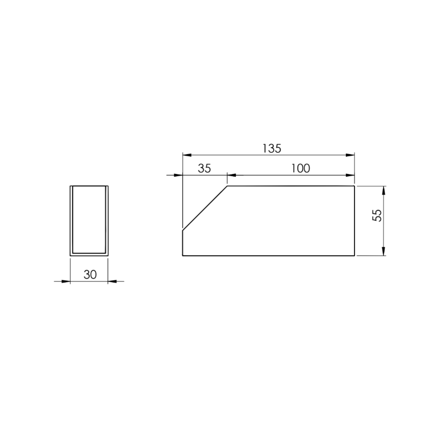 Cajetín Cerrado en Acero