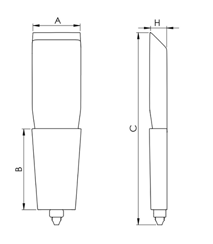 Cuña de Llanta Acero