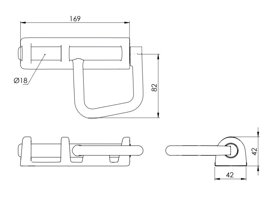 Cerrojo de Mango Cerrado