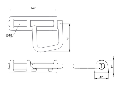 Cerrojo de Mango Cerrado
