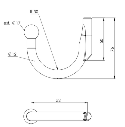 Gancho de Forja para Banda G-1