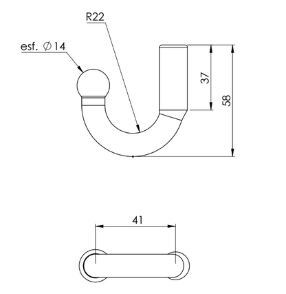 Gancho de Forja para Banda G-2