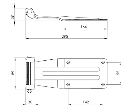 Bisagra de Libro Soporte TIR