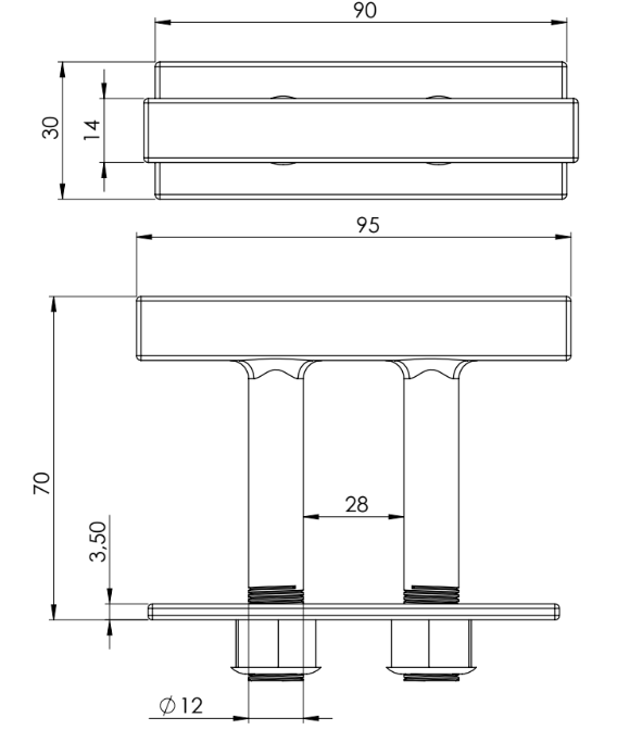 Anilla Empotrable (Tipo LCT) Empotrada