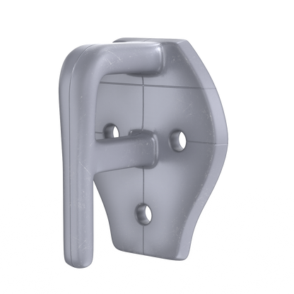 Gancho Tipo "R" en Nylon Gris