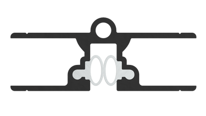 Bisagra Continua de Aluminio
