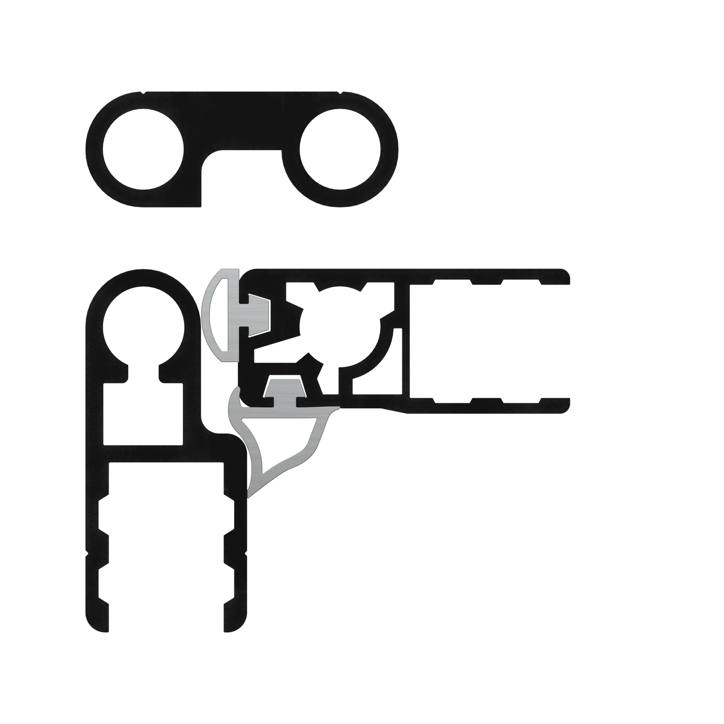 Conjunto Bisagra Puerta Exterior de 72