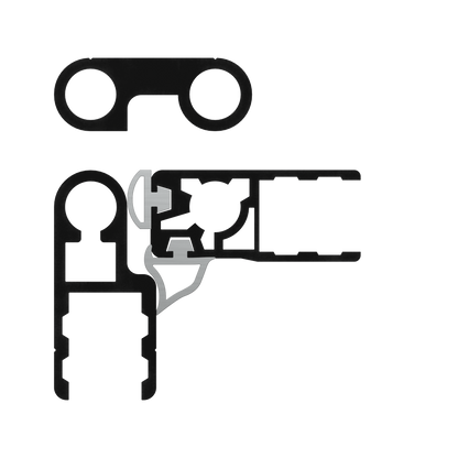 Conjunto Bisagra Puerta Exterior de 72