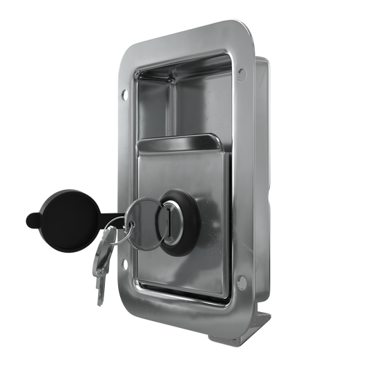 Maneta Empotrada Con Cerradura 140x108MM