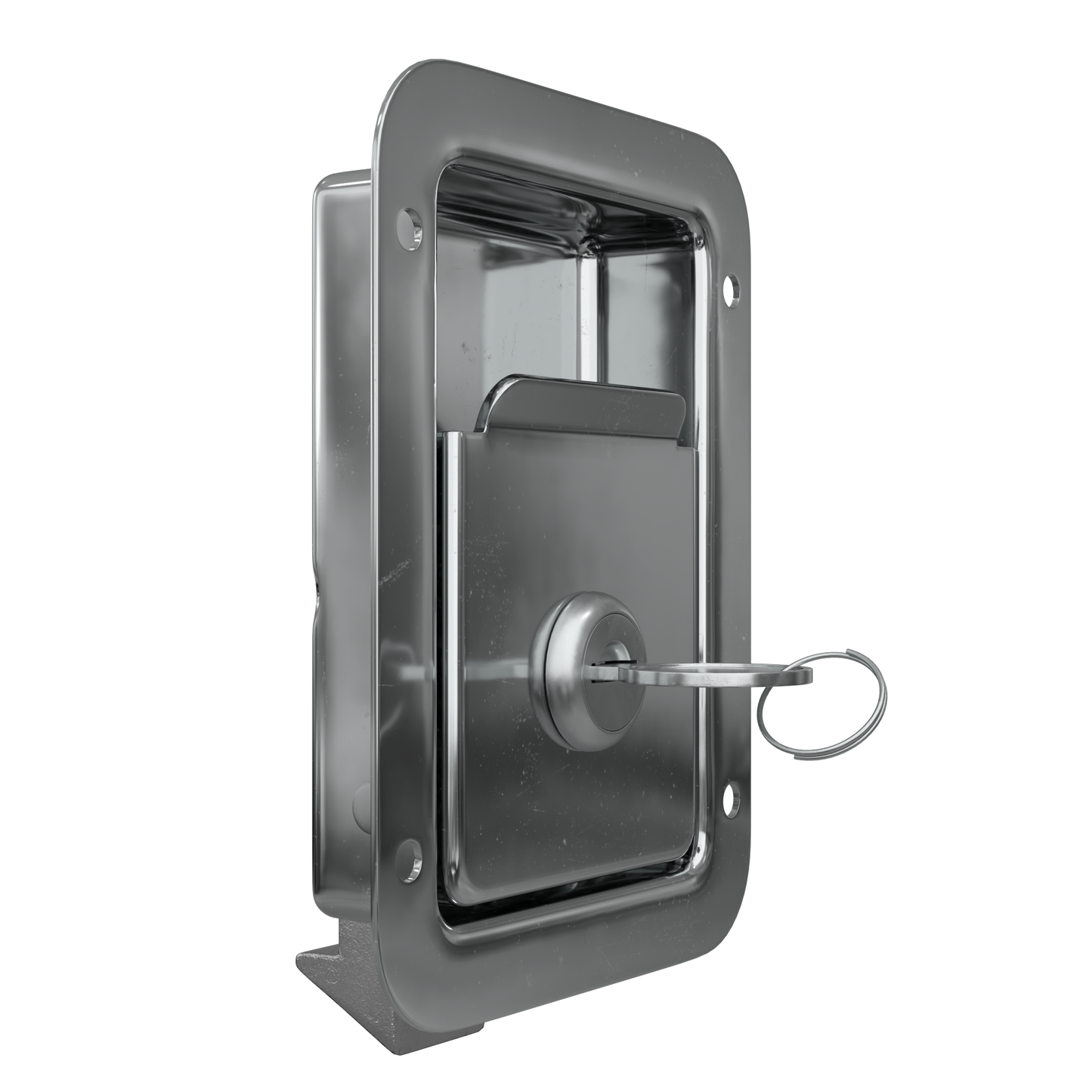 Maneta Empotrada Con Cerradura 120x92MM