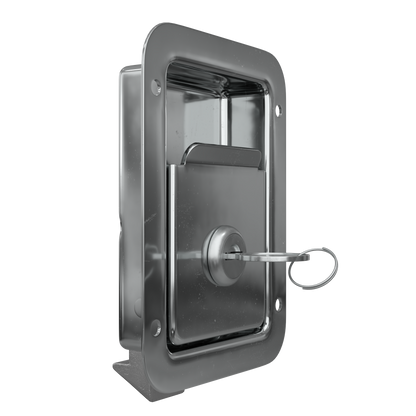 Maneta Empotrada Con Cerradura 120x92MM