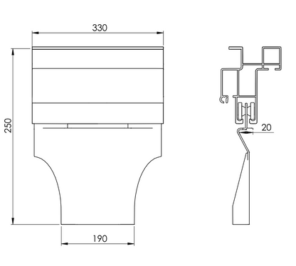 Carro de Pilar para Tricarril 150 y 165MM