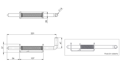Cerrojo Ganadero Abierto