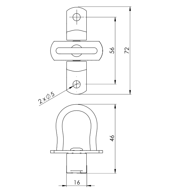 Precinto de Anilla Giratoria