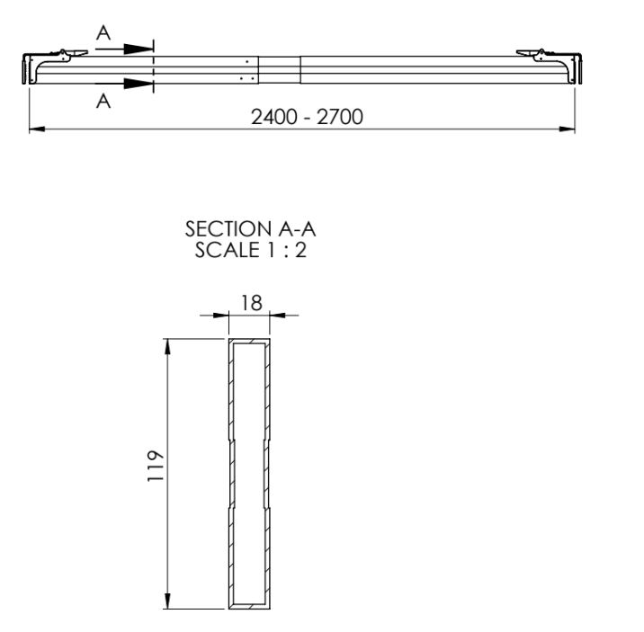 Tabla de Separación de Carga con Mordazas