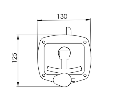Cierre PVC Para Cajón Galvanizado
