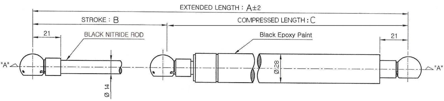 14/28 Gas Spring