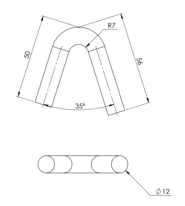 Gancho de Acero para Banda de 12
