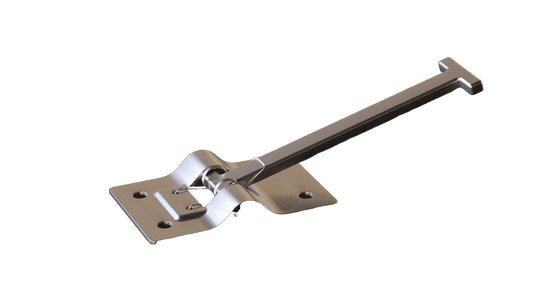 Retenedor de puerta de acero inoxidable, componente macho