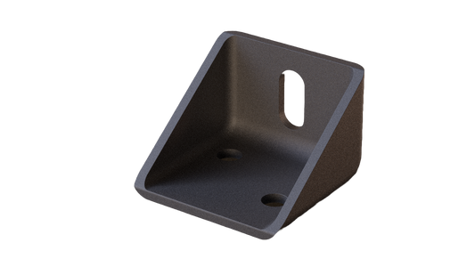 Soporte metálico de 100 x 78 x 57 mm
