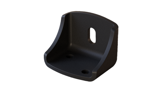 Soporte metálico de 85 x 70 x 65 mm