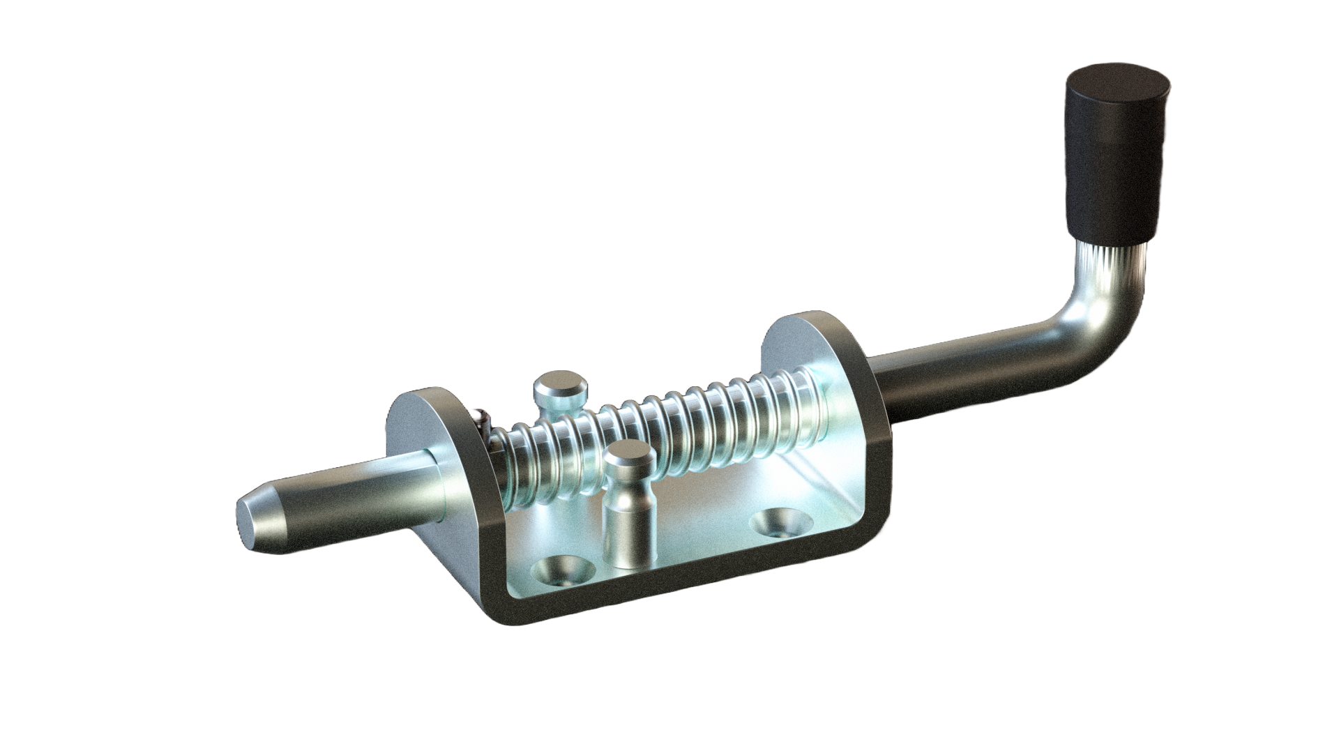 Pestillo de resorte cincado de 171 mm y diámetro de 12 mm