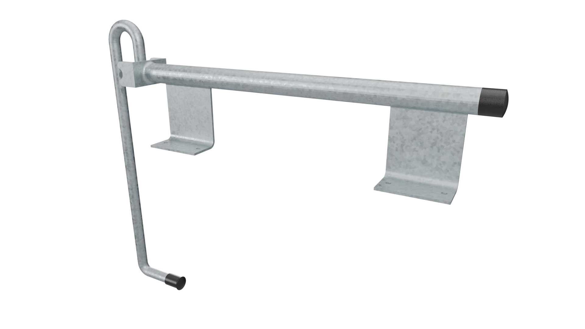 Detalle del soporte inferior para retenedor de puerta grande