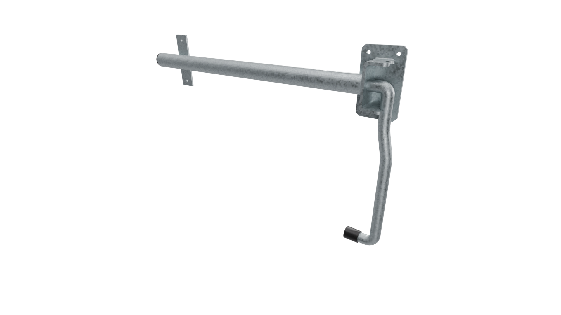 Vista adicional del soporte cuadrado para retenedor de puerta grande