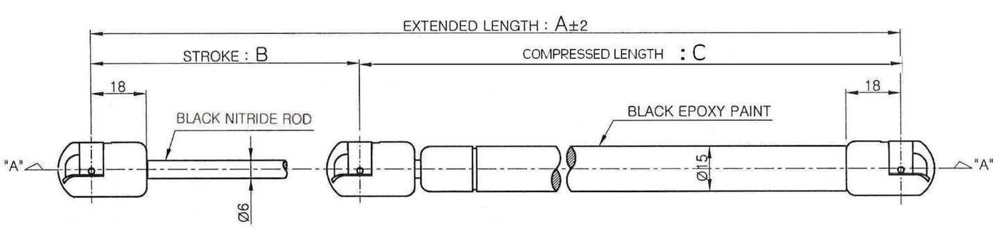 8/18 Gas Spring