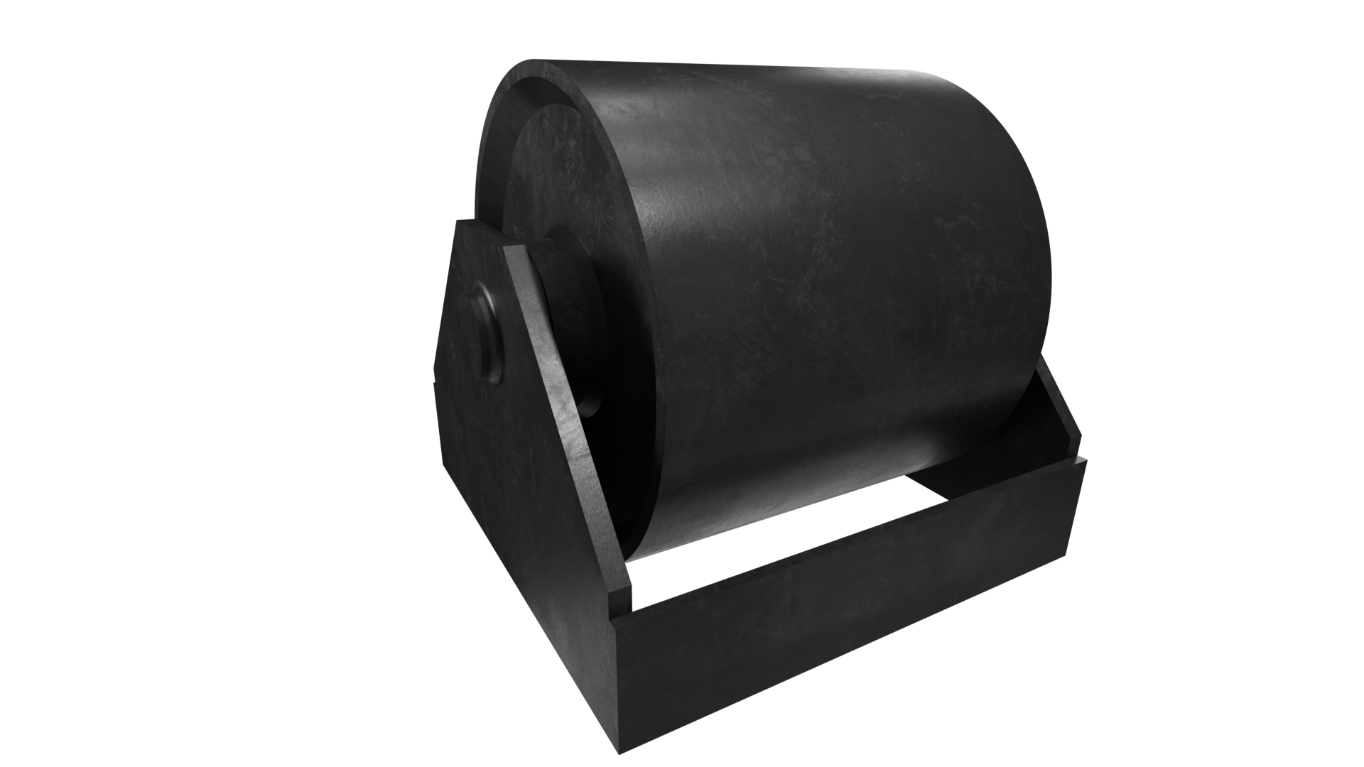 Rodillo de 203 mm con soporte