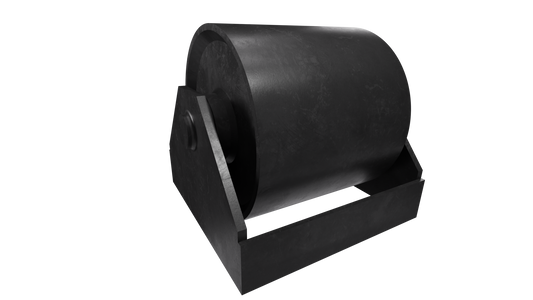 Rodillo de 203 mm con soporte