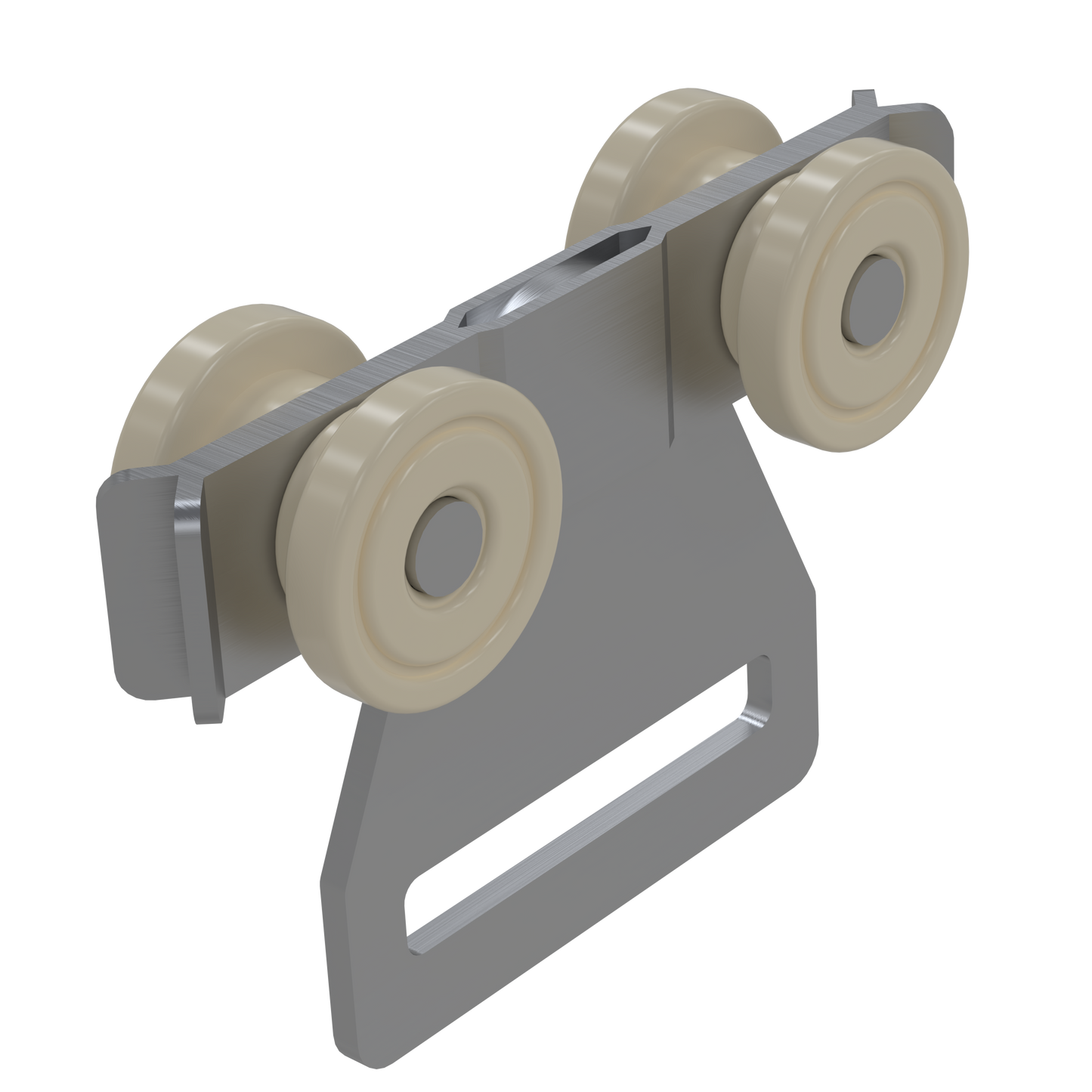 Carrucha Tricarril para Amarre con Cinta