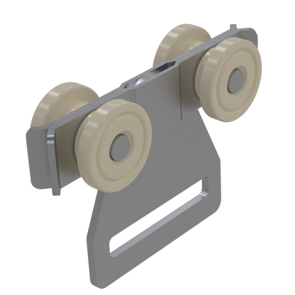 Carrucha Tricarril para Amarre con Cinta