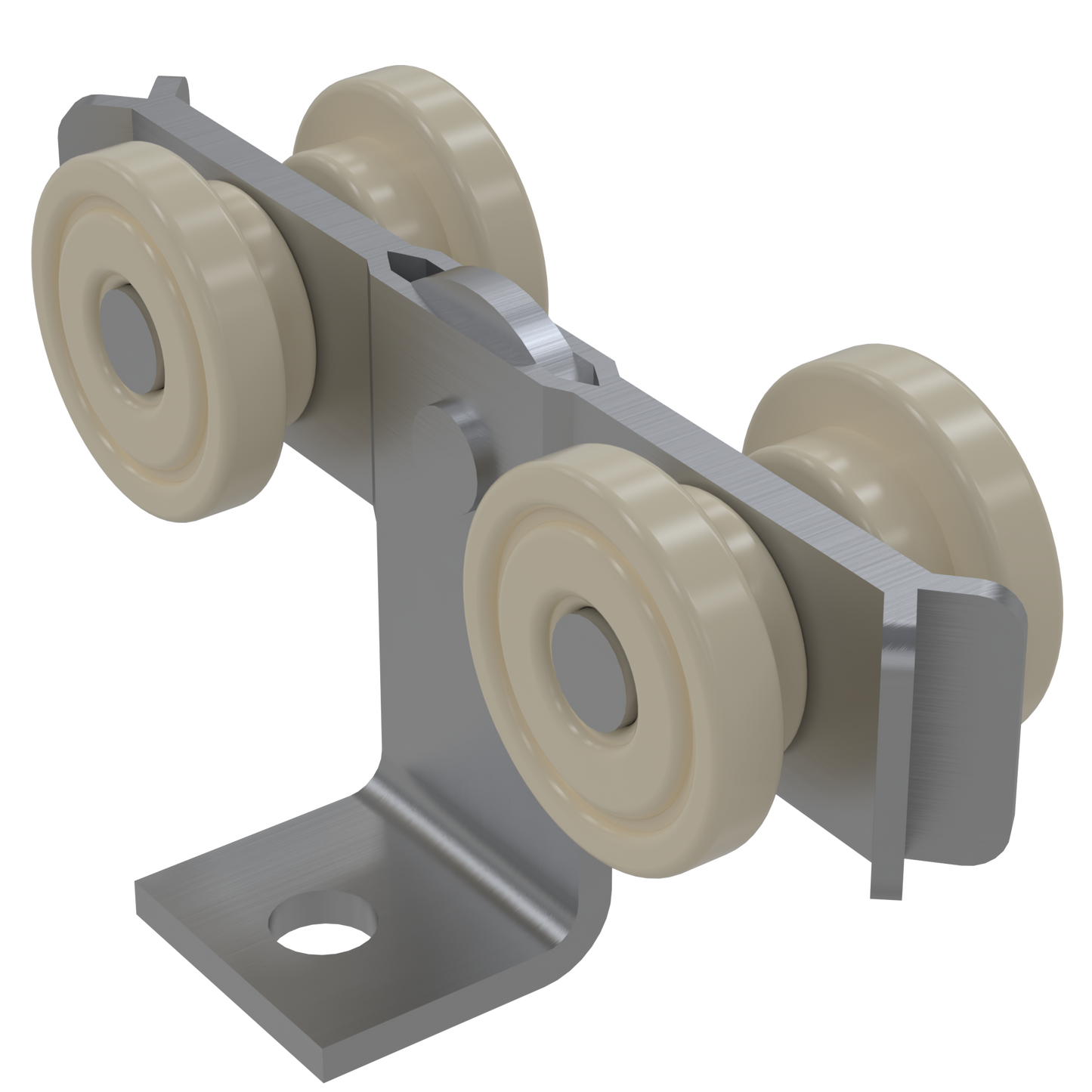 Carrucha con Escuadra para Tabla Botellero