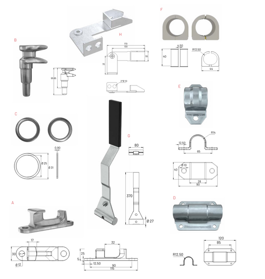 Kit de Falleba Exterior Tipo Container