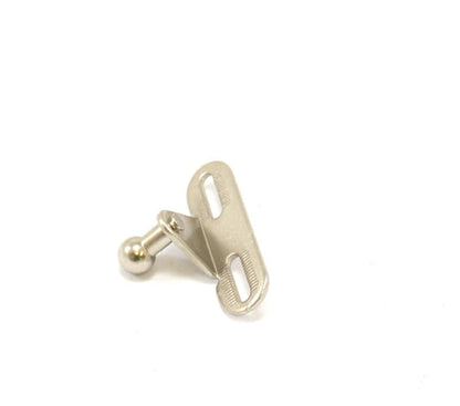 Cabinet Bracket - R/Angle Ext 10MM Ball W/Slots 16MM Cen
