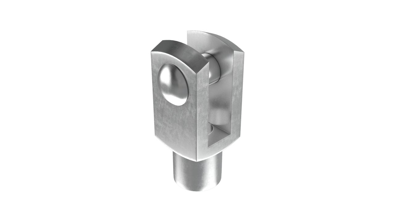 Clevis & Pin S/S 6MM Dia 24MM Cent M6.