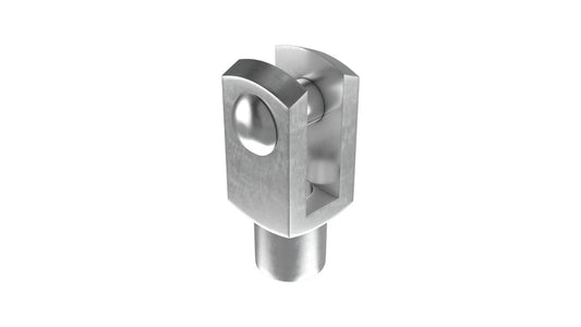 Clevis & Pin S/S 6MM Dia 24MM Cent M6.