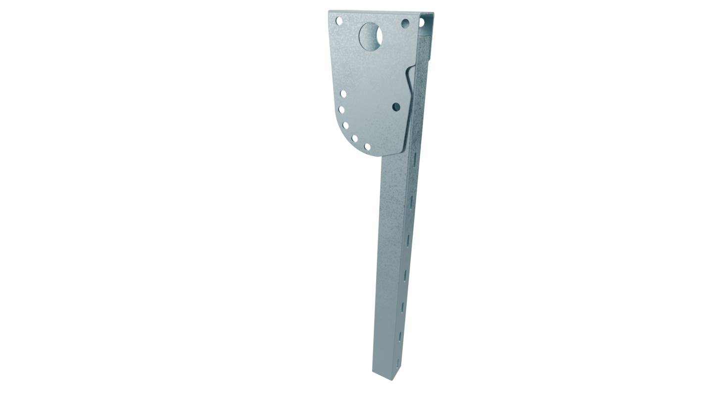 Gancho simple para carne de acero inoxidable de 210 mm de altura