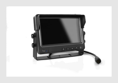 Monitor AHD de 7" com 4 canais, ecrã quádruplo e DVR