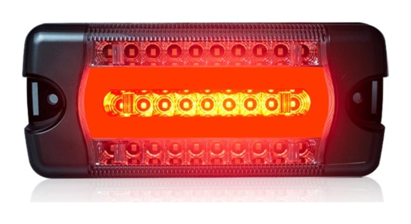 Farolim traseiro combinado LED série 220, com marcha-atrás, 12/24 V
